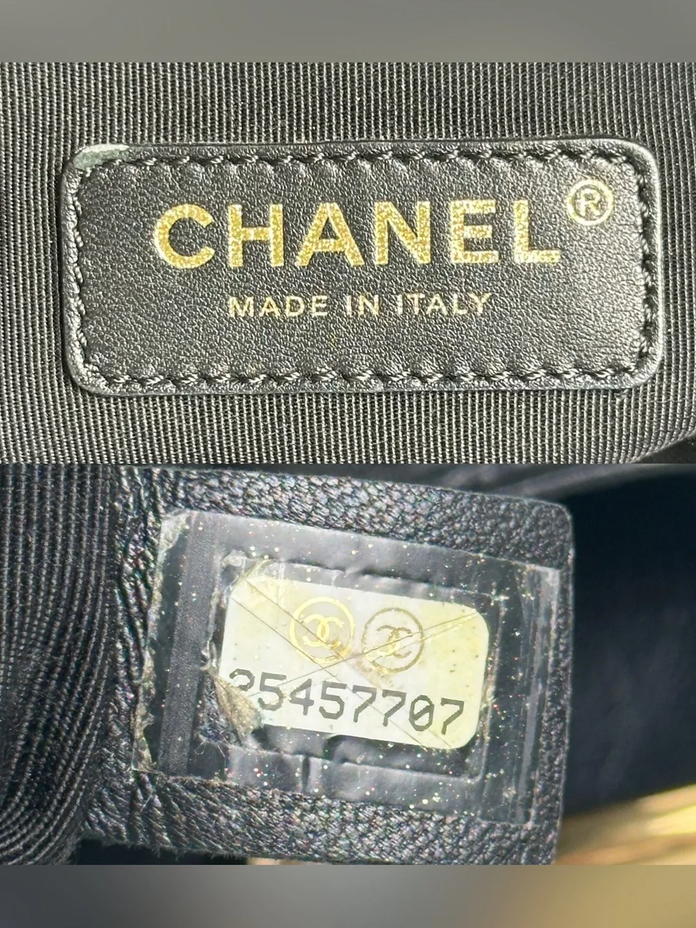 💯Authentic Chanel Chevron Quilted Shoulder Bag – Black Leather & Gold Hardware🍀
